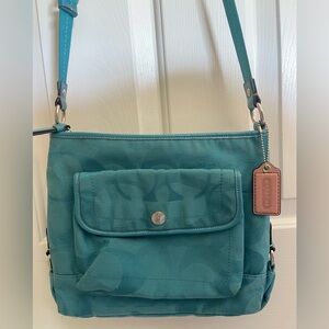 Coach Aqua Crossbody Bag